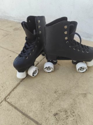 Patines artísticos Oxelo negros talla 40