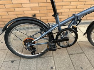 Bici plegable B'TWIN gris