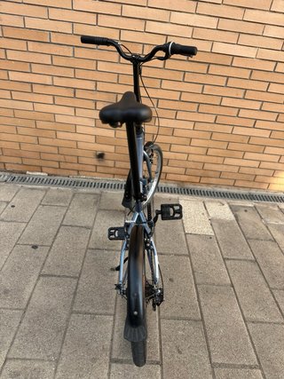 Bici plegable B'TWIN gris