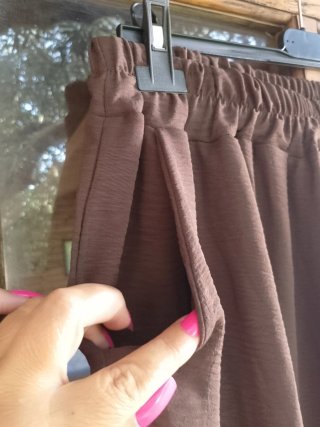 Pantalón ancho talla grande