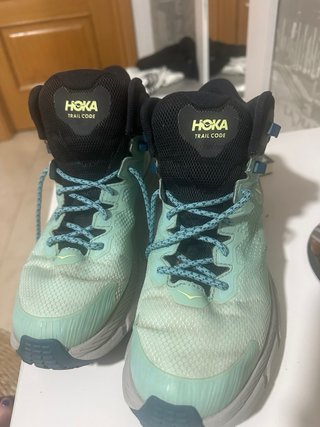 Hoka Playeras Trekking Gris/Teal