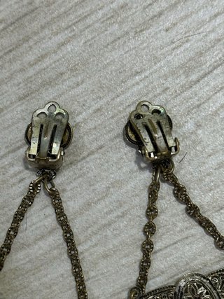 Pendientes vintage filigrana dorados
