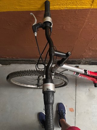 Bicicleta Montaña Mujer Roja/Plata