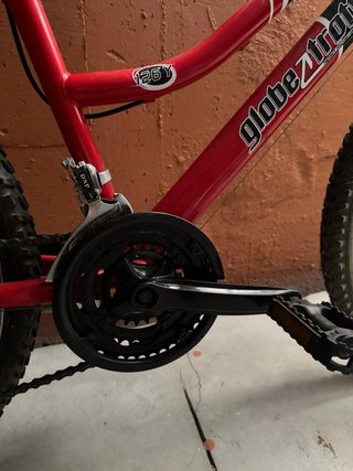 Bicicleta Montaña Mujer Roja/Plata