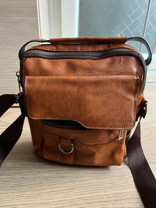 Bolso bandolera de piel sintética estilo casual