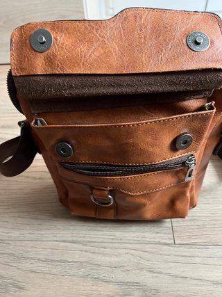 Bolso bandolera de piel sintética estilo casual