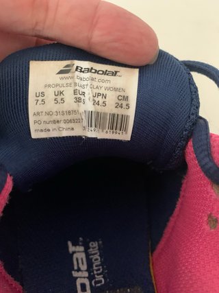 Zapatillas Babolat Tenis Azul/Rosa
