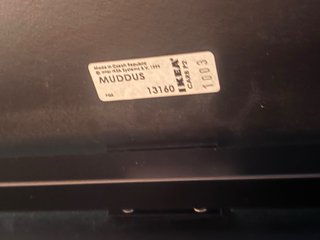 Mesa Abatible Negra Ikea Muddus. Urge