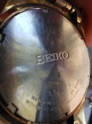Seiko al quarzo Vintage Dorato Day Date