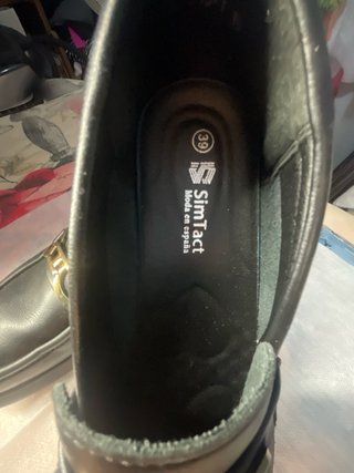 Mocasines mujer/niña negros talla 39