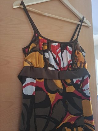 Vestido estampado joven