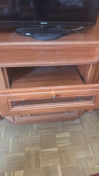 Mueble de madera para salón SIN LA TELEVISION