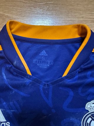Camiseta Real Madrid Adidas Azul y Dorada