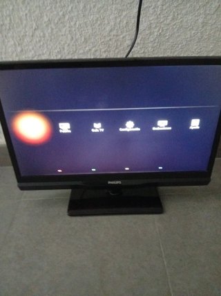 Televisión Philips Negra