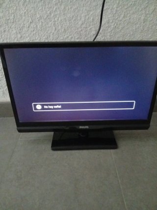 Televisión Philips Negra