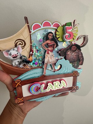 Topper Tarta Shaker Vaiana/Moana