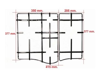 Kit 2 griglie Hotpoint Ariston Indesit