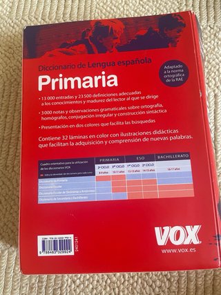 Diccionario Primaria lengua española
