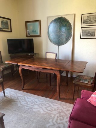 Mesa extensible de anticuario