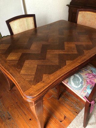 Mesa extensible de anticuario