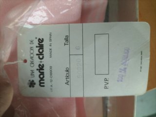 Bata rosa Marie Claire vintage