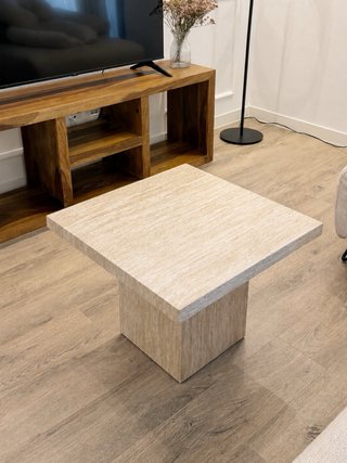 Mesa de centro imitación mármol/piedra