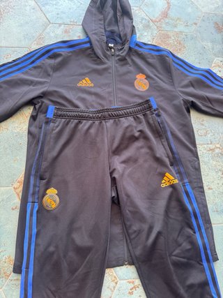 Chándal Real Madrid Adidas Negro/Azul