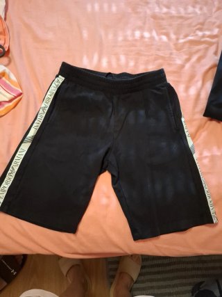 Conjunto EA Emporio Armani Negro Chico