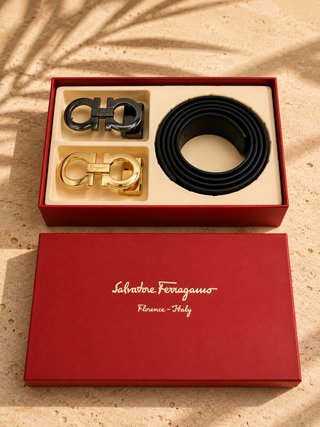 Cinturón Salvatore Ferragamo Reversible Negro