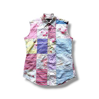 Ralph Lauren Black Label Top Patchwork Floreale 6