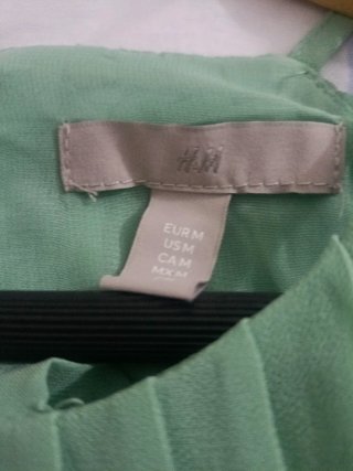 Vestido verde plisado halter
