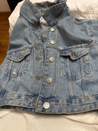 Chaqueta Vaquera Zara Azul
