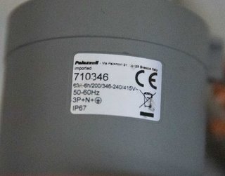Cavo Baldassari trifase 5G6 + spina Palazzoli
