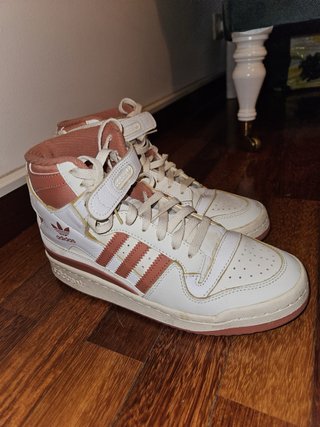 Adidas Forum Mid Rosa y Blanco