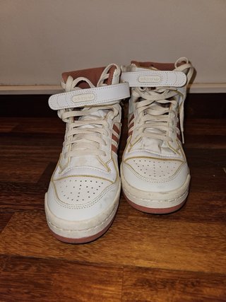 Adidas Forum Mid Rosa y Blanco