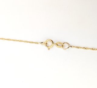 Cadena Singapur de oro de 18k, 1.03 g, 40.5 cm.