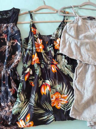 Lote 5 Monos de mujer talla S