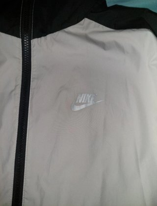 Chaqueta Nike M gris, amarillo fluorescente y negr