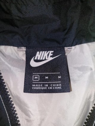 Chaqueta Nike M gris, amarillo fluorescente y negr