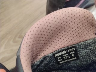 Botas de montaña mujer Asolo grises y rosas