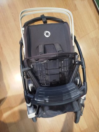 Silla de Paseo Bugaboo Bee 3 negra con capota rosa
