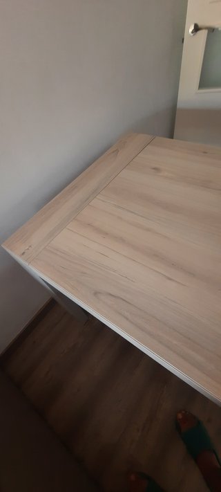 Mesa Comedor Extensible Madera y Metal