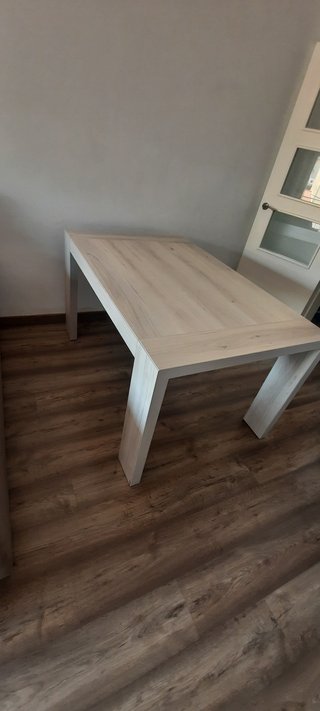 Mesa Comedor Extensible Madera y Metal