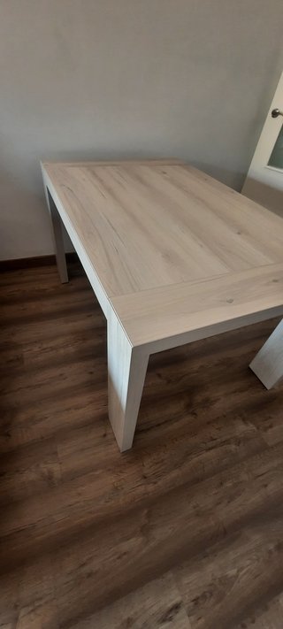 Mesa Comedor Extensible Madera y Metal