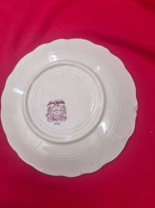 Conjunto 3 Platos La Cartuja Rosa