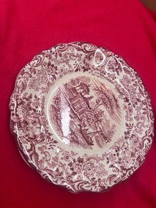 Conjunto 3 Platos La Cartuja Rosa