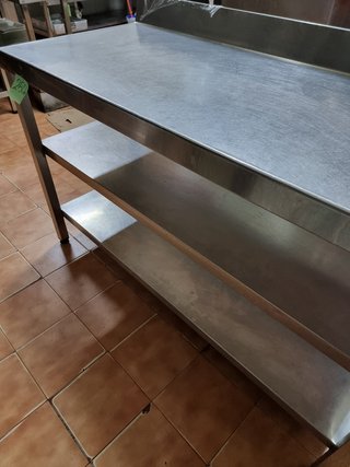 Mesa Industrial Hostelería Taller Acero inoxidable