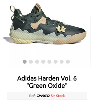 Adidas Harden Vol. 6 Green Monogram