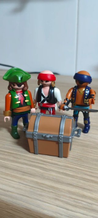 Playmobil Piratas Cofre Tesoro Monedas