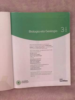 BIOLOGIA ETA GEOLOGIA 3 DBH MUNDUAK ERAIKITZEN